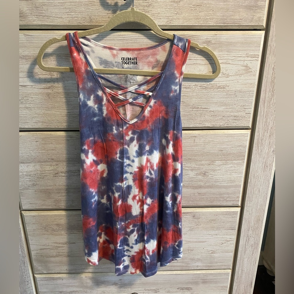 Celebrate Together tye dye tank